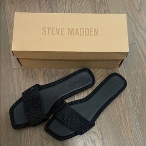 Steve Madden Lumina Sandals Sparkle Slide